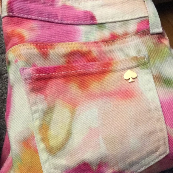 Kate Spade Perry Street Play Hooky Tie dye jeans size 24 - Picture 2 of 9